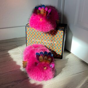 Kurt Geiger EAGLE FLUFF SLIPPER New In Box Size 8-9